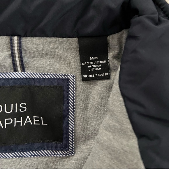 Men’s Louis Raphael navy vest- size M - Picture 3 of 6